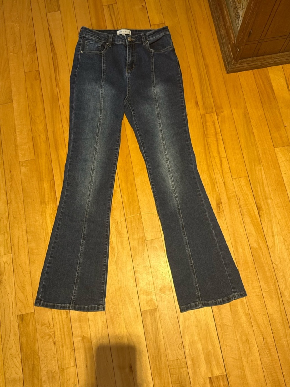 Angel Kiss Dark Blue Flare Jeans